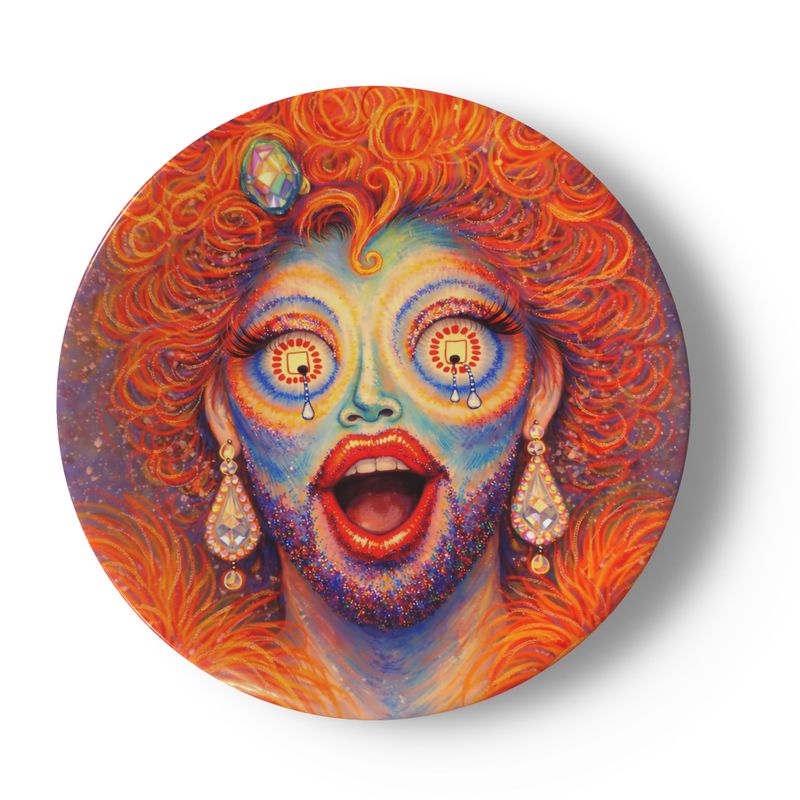 The Resurrection: Divine Meltdown | China Plates