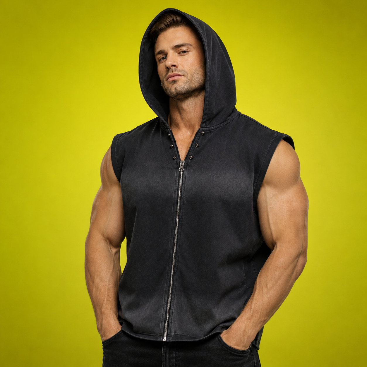 80s Anarchy: Yassification Complete | Sleeveless Hoodie