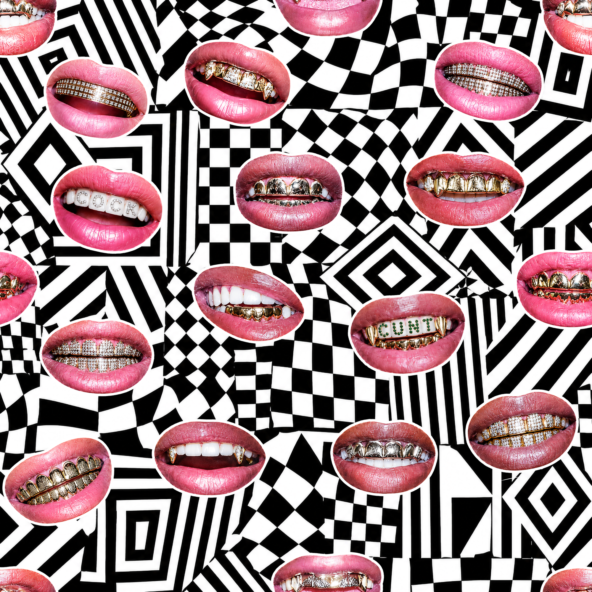 Bath Mat | NQ Universe Pattern: Mouth F*ck