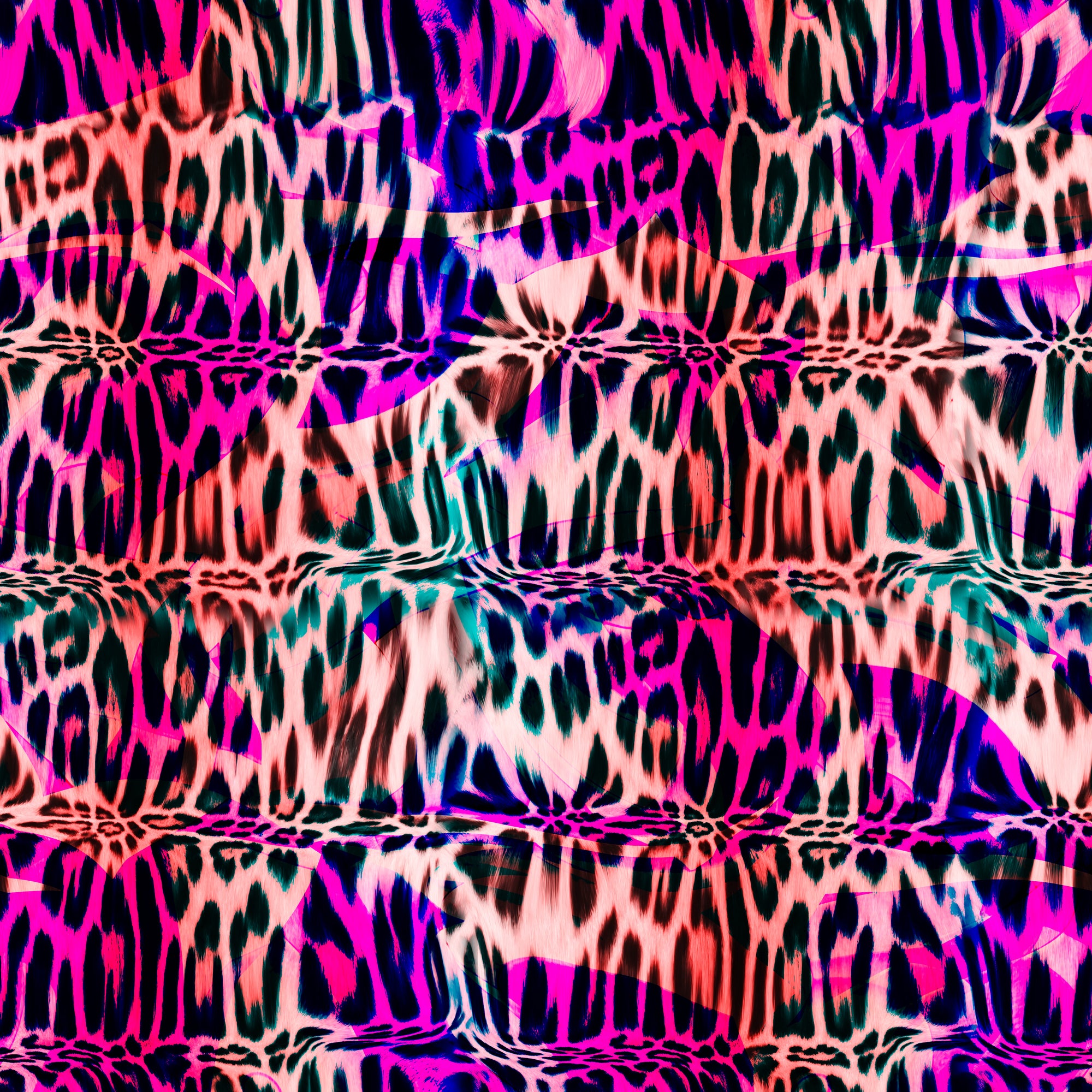 Bath Mat | NQ Universe Pattern: Hyperpop Leopard