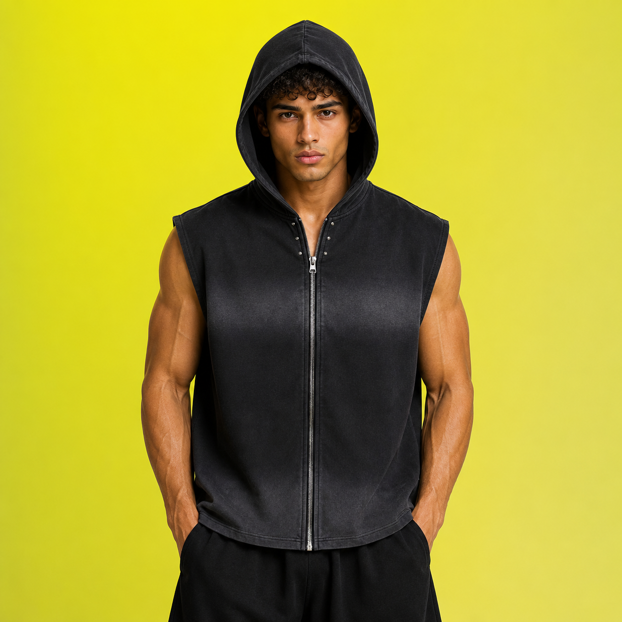 80s Anarchy: Throat Goat | Sleeveless Hoodie