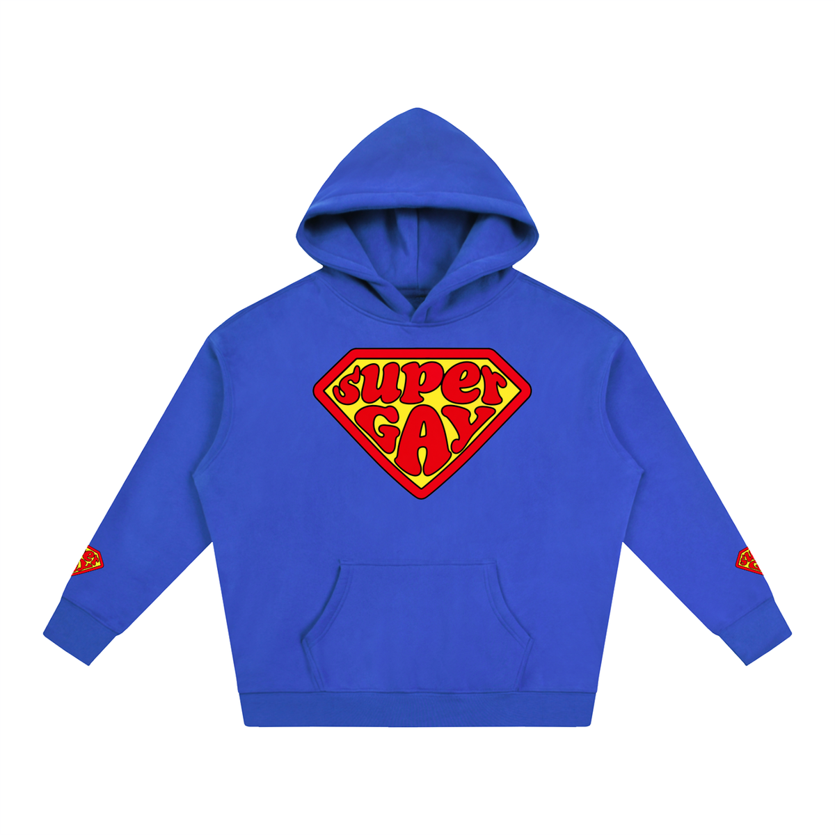 NeonQueer,SuperQueer,OversizedHoodie,QueerFashion,LGBTQClothing,StatementHoodie,Streetwear,AlternativeFashion,QueerStyle,FleeceHoodie