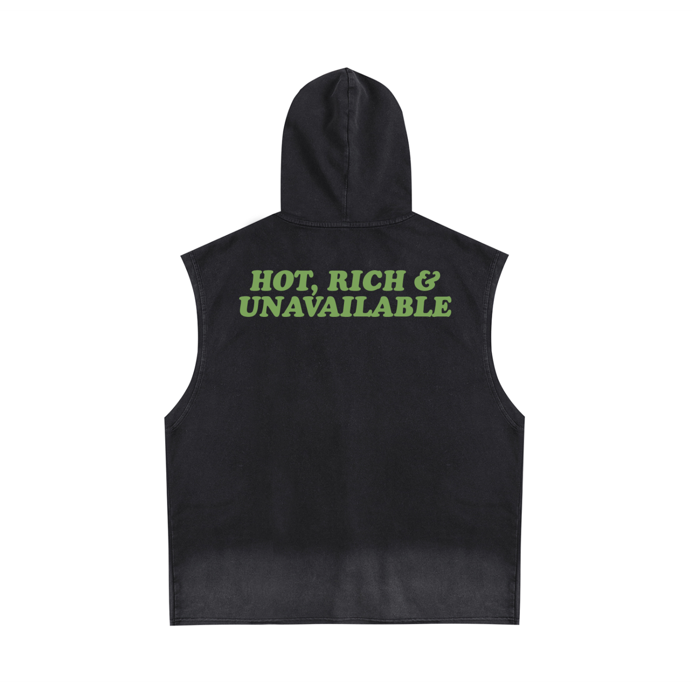 Queer Quotes: Hot, Rich & Unavailable | Sleeveless Hoodie