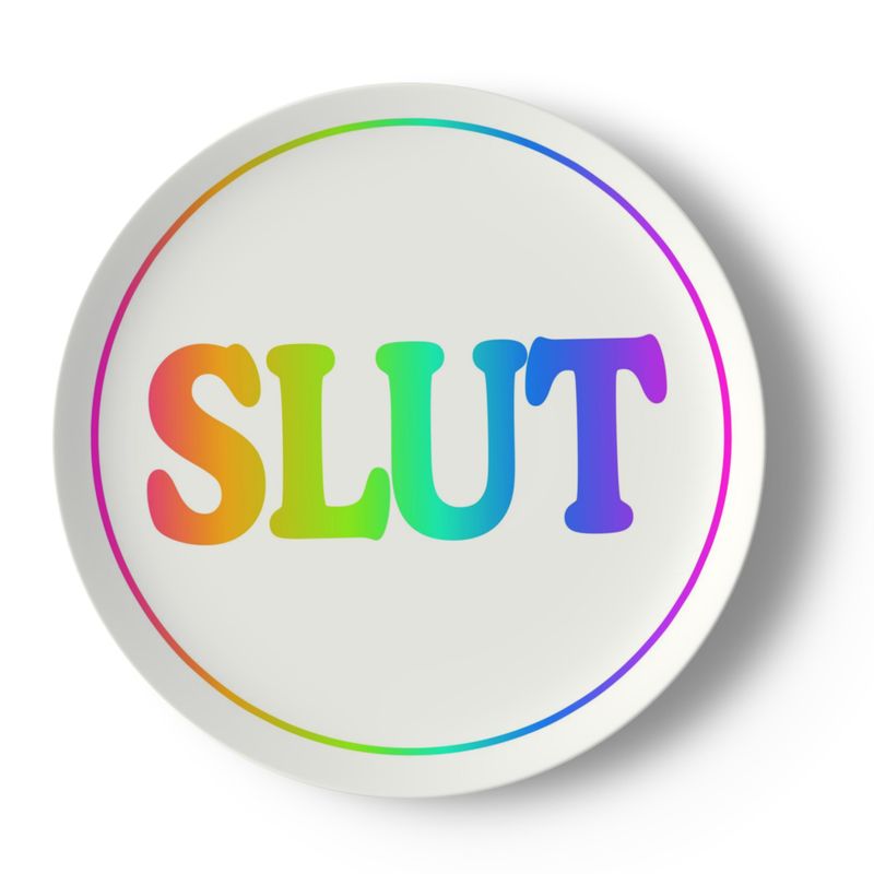 Queer Quotes: Sl*t | China Plates
