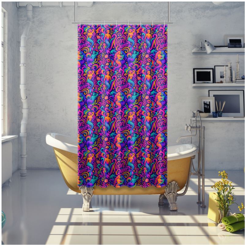 NQ Universe Pattern: Gaylantis | Shower Curtain