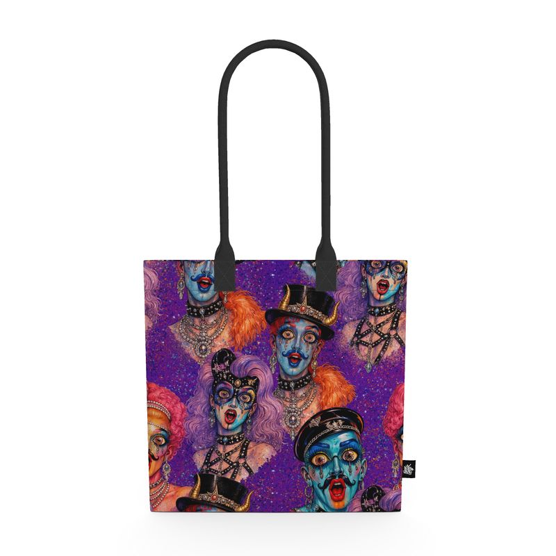 NQ Universe Pattern: Icons on Acid | Tote Bag