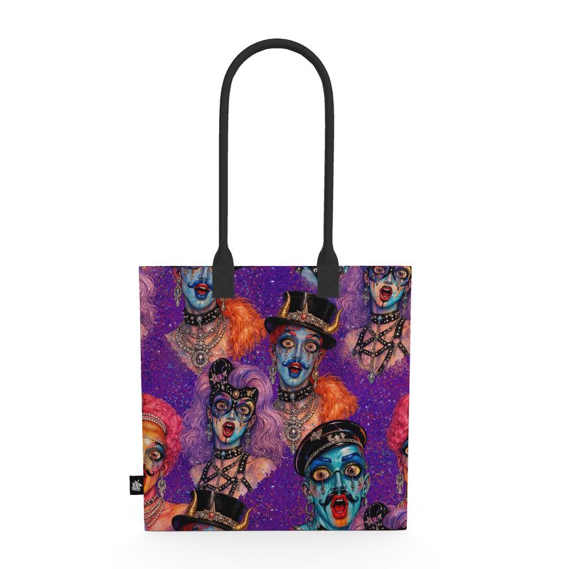 NQ Universe Pattern: Icons on Acid | Tote Bag
