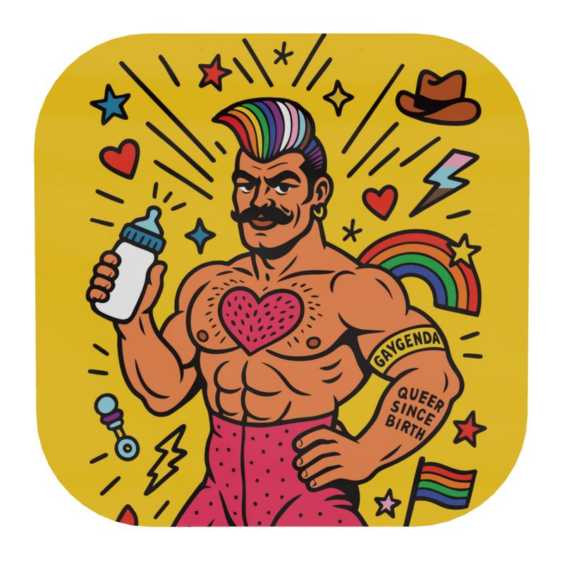 Born This Gay | Wooden Coasters