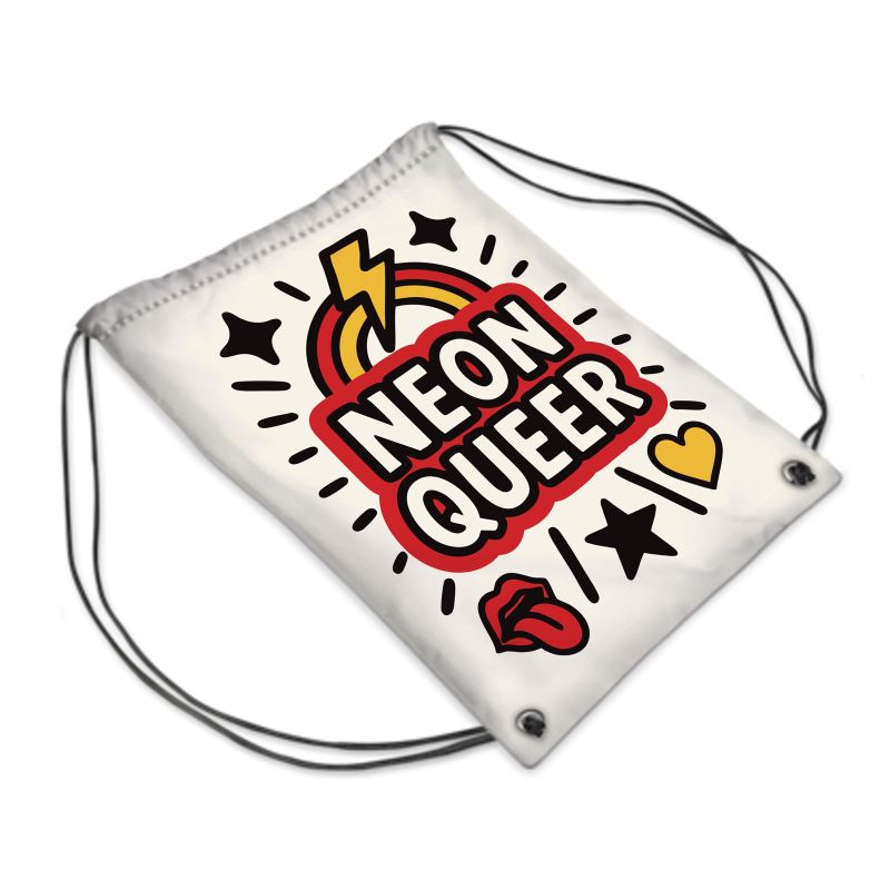 NeonQueer Love in LED | Drawstring Bag