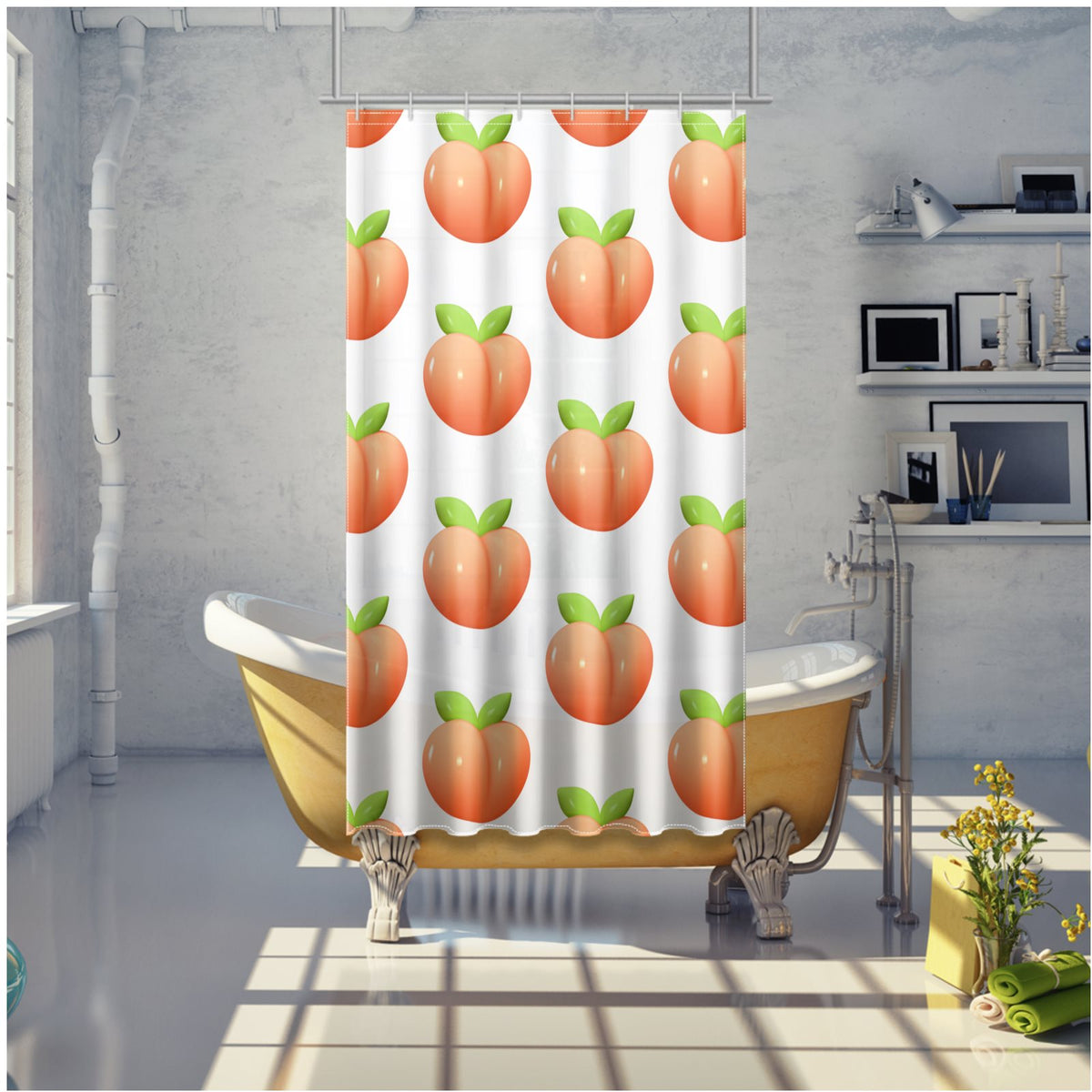 Peachy | Shower Curtain