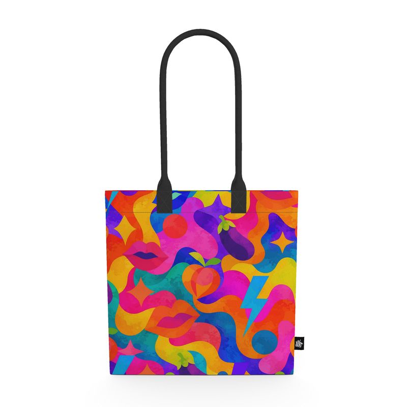 NQ Universe Pattern: Pop psychedelic | Tote Bag
