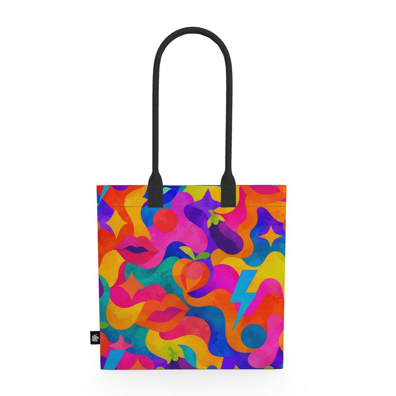 NQ Universe Pattern: Pop psychedelic | Tote Bag