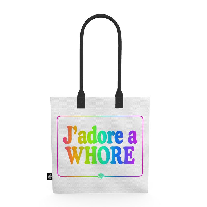 Queer Quotes: J'adore a Wh*re| Tote Bag
