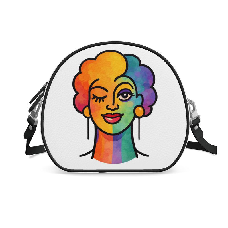 Proud Portraits: Femme Winker | Round Shoulder Bag