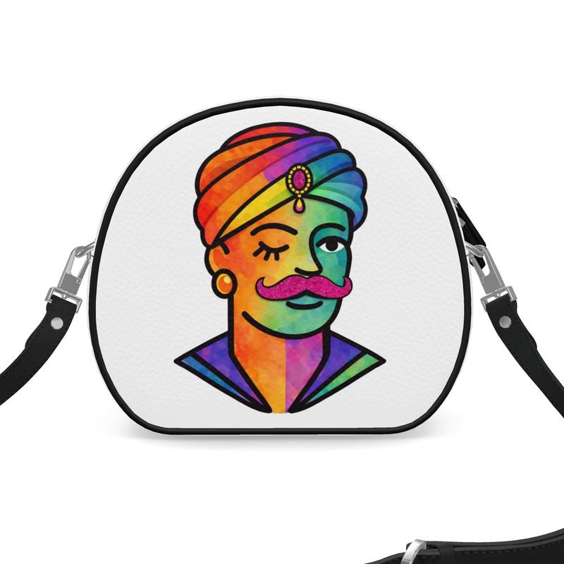 Proud Portraits: Turban Chic | Round Shoulder Bag