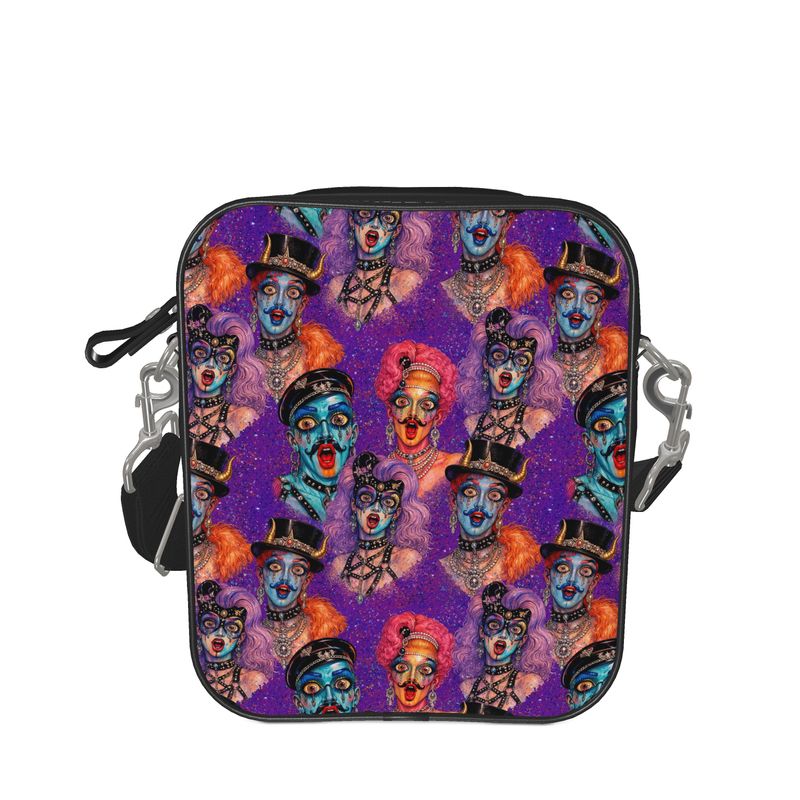 NQ Universe Pattern: Icons on Acid |  Shoulder Bag