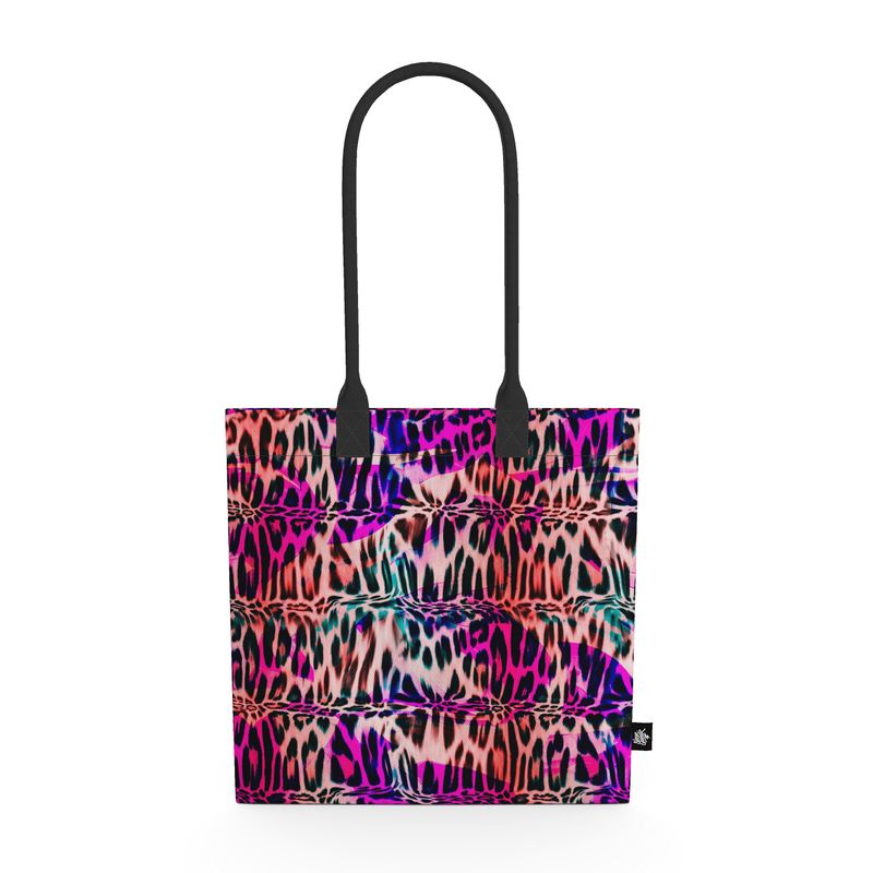 NQ Universe Pattern: Hyperpop Leopard |  Tote Bag
