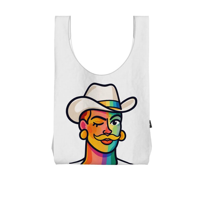 Proud Portraits: Cowboy | Parachute Shopping Bag