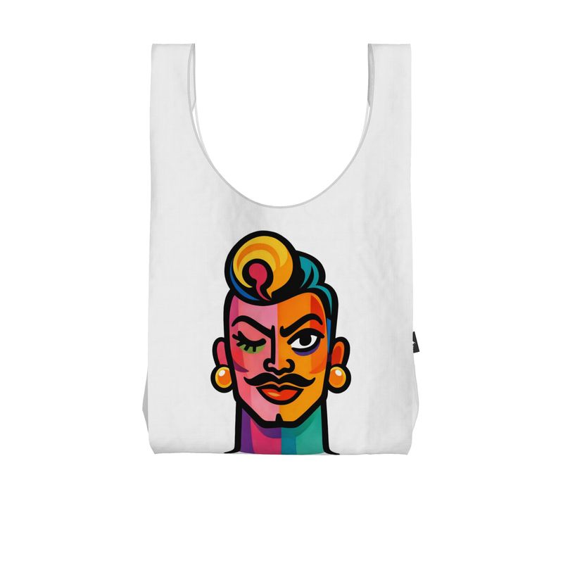 Proud Portraits: Quiff | Parachute Shopping Bag