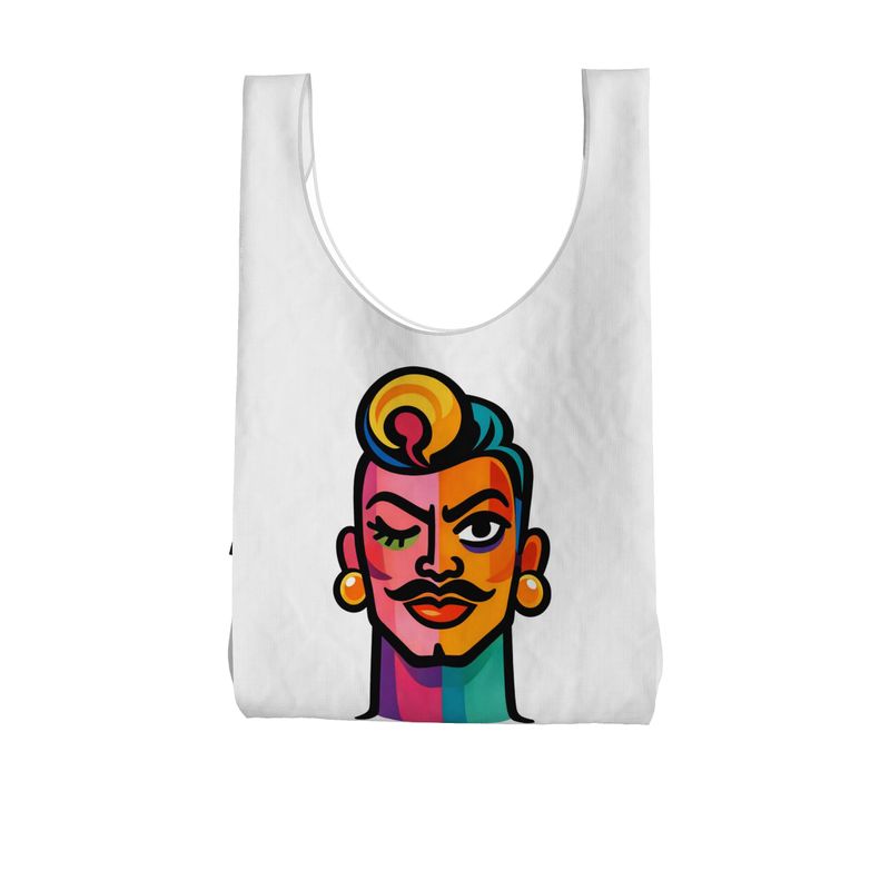 Proud Portraits: Quiff | Parachute Shopping Bag