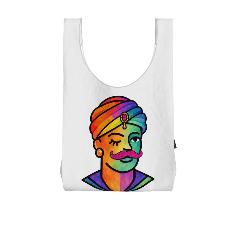 Proud Portraits: Turban Chic | Parachute Shopping Bag