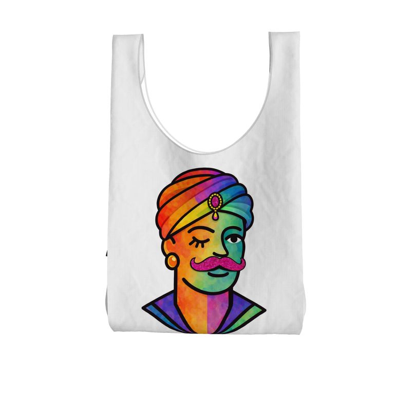 Proud Portraits: Turban Chic | Parachute Shopping Bag