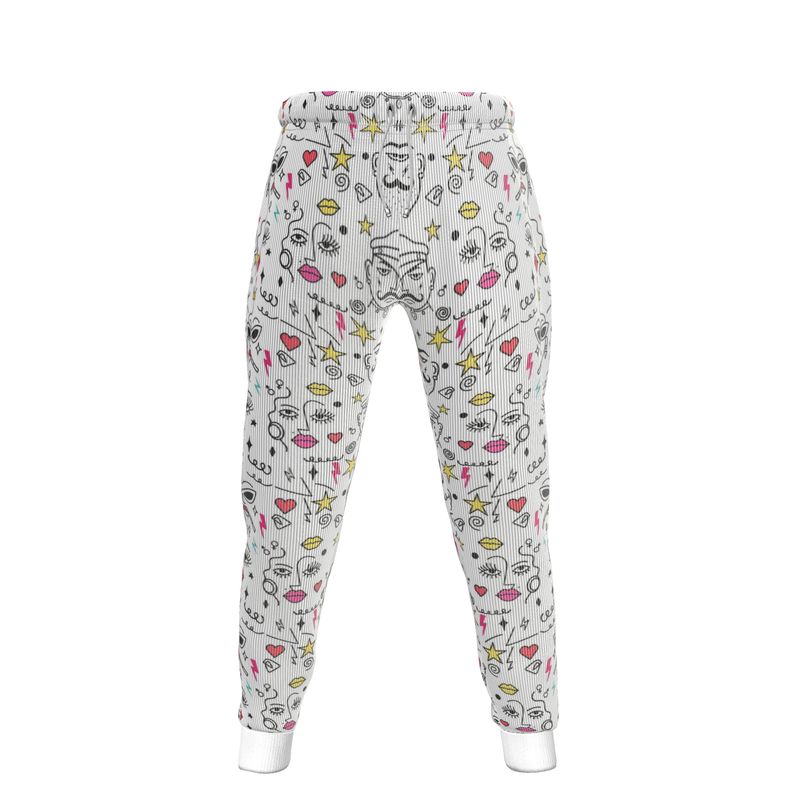 NQ Universe Pattern: Faggy Queens | Jogging Bottoms