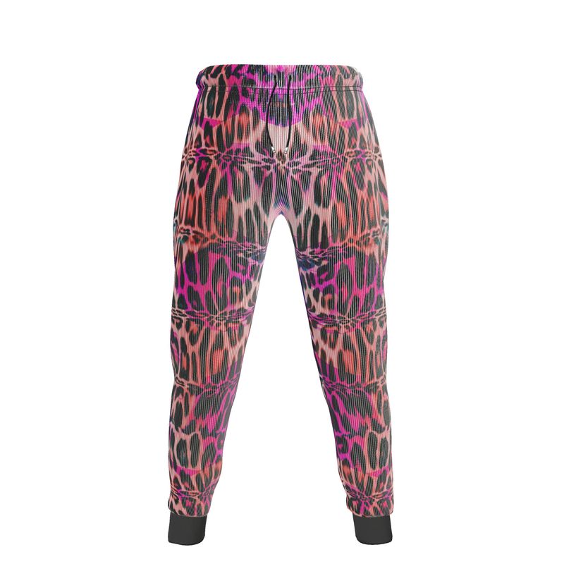 NQ Universe Pattern: Hyperpop Leopard | Jogging Bottoms