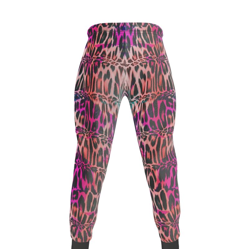 NQ Universe Pattern: Hyperpop Leopard | Jogging Bottoms