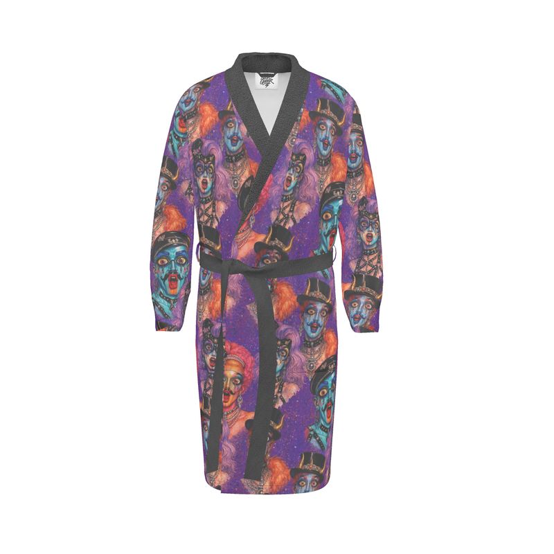 NQ Universe Pattern: Icons on Acid | Dressing Gown