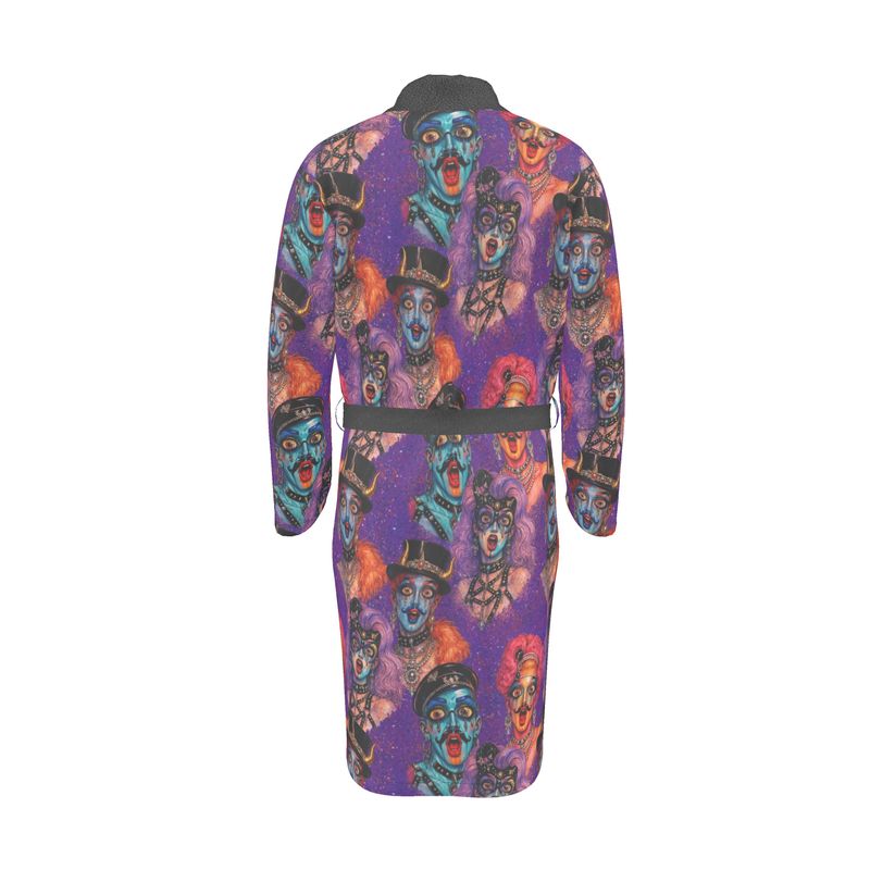 NQ Universe Pattern: Icons on Acid | Dressing Gown