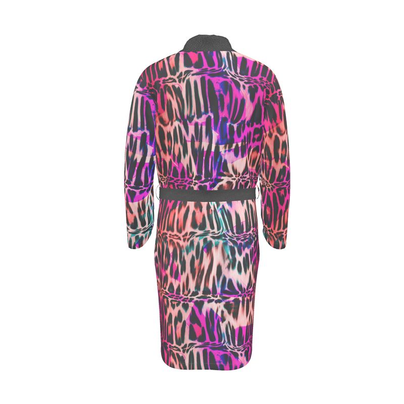 NQ Universe Pattern: Hyperpop Leopard | Dressing Gown