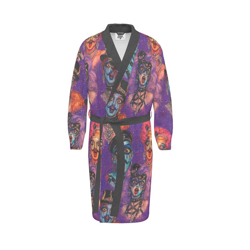 NQ Universe Pattern: Icons on Acid | Dressing Gown