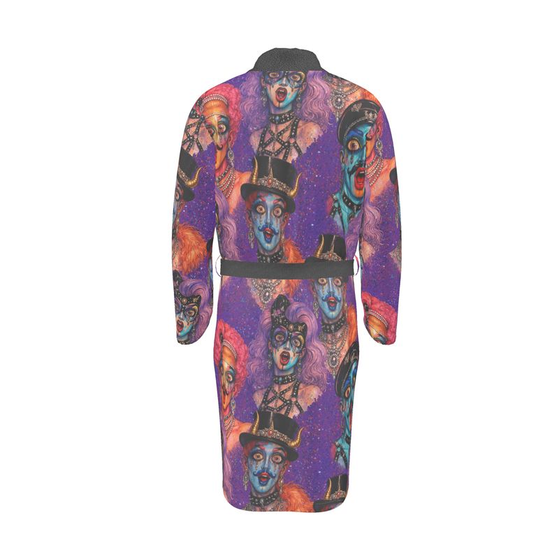 NQ Universe Pattern: Icons on Acid | Dressing Gown