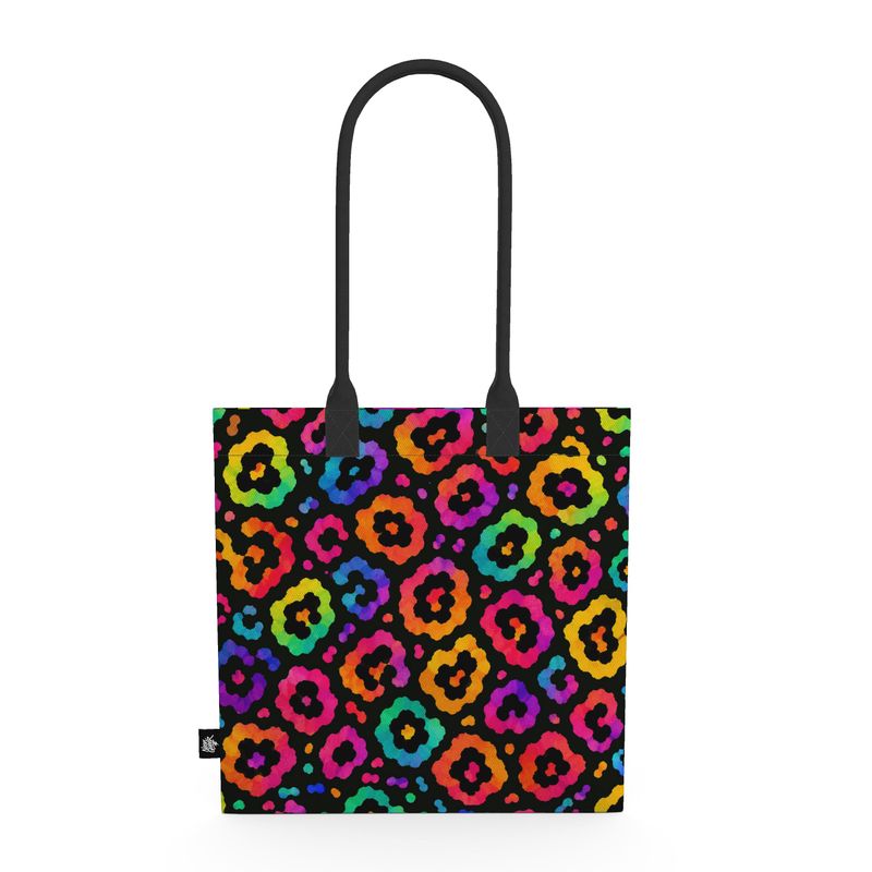 NQ Universe Pattern: Spectrum Leopard | Tote Bag