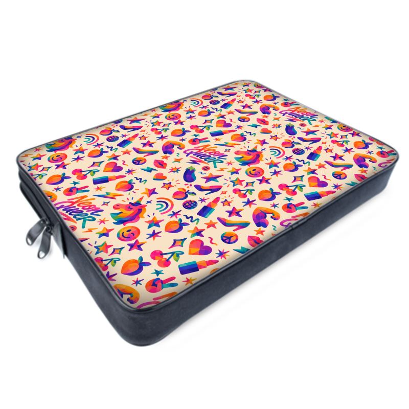 NQ Universe Pattern: Queercore | Laptop Bags
