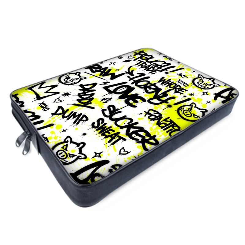NQ Universe Pattern: Queer Graffiti | Laptop Bags