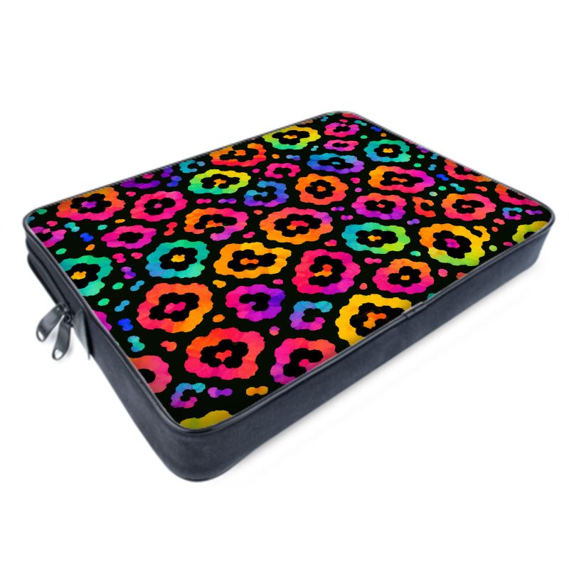 NQ Universe Pattern: Spectrum Leopard | Laptop Bags