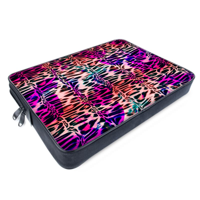 NQ Universe Pattern: Hyperpop Leopard | Laptop Bags