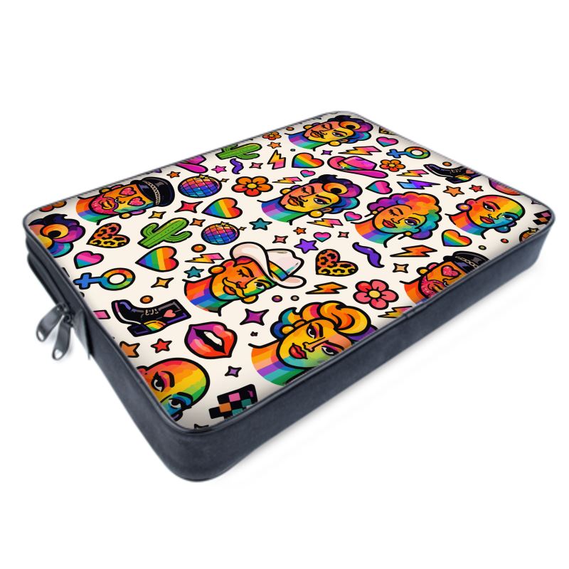NQ Universe Pattern: Proud Portraits | Laptop Bags