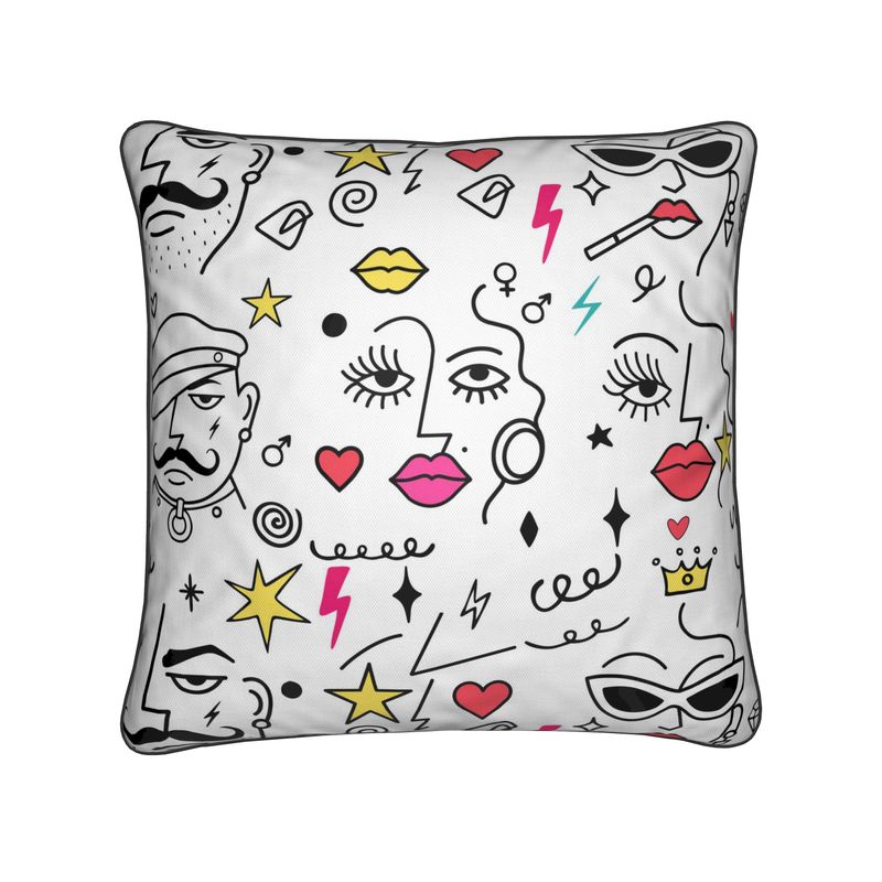 NQ Universe Pattern: Faggy Queens | Cushion