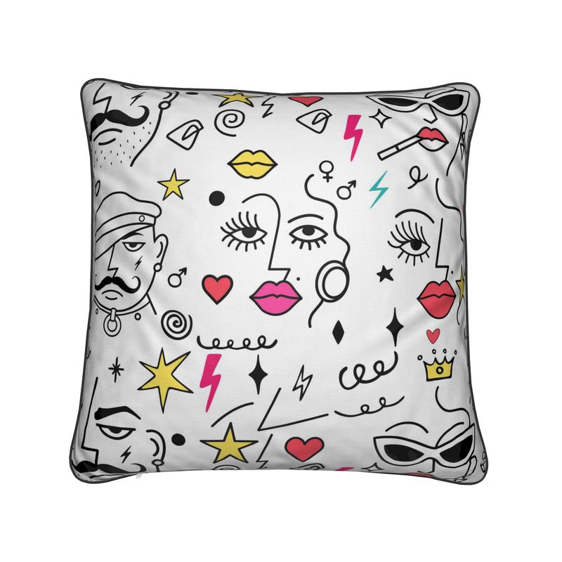 NQ Universe Pattern: Faggy Queens | Cushion