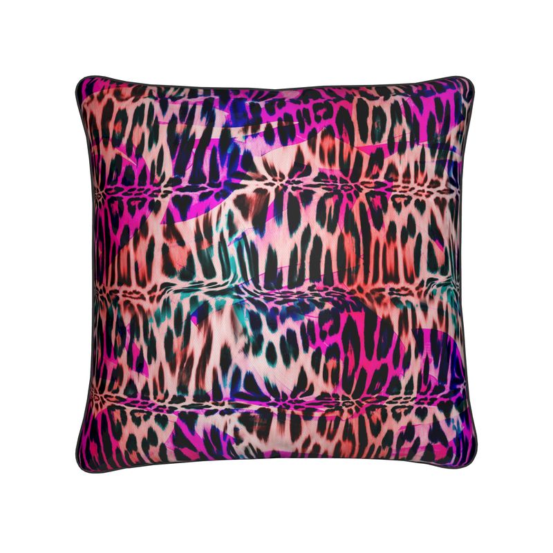 NQ Universe Pattern: Hyperpop Leopard | Cushion