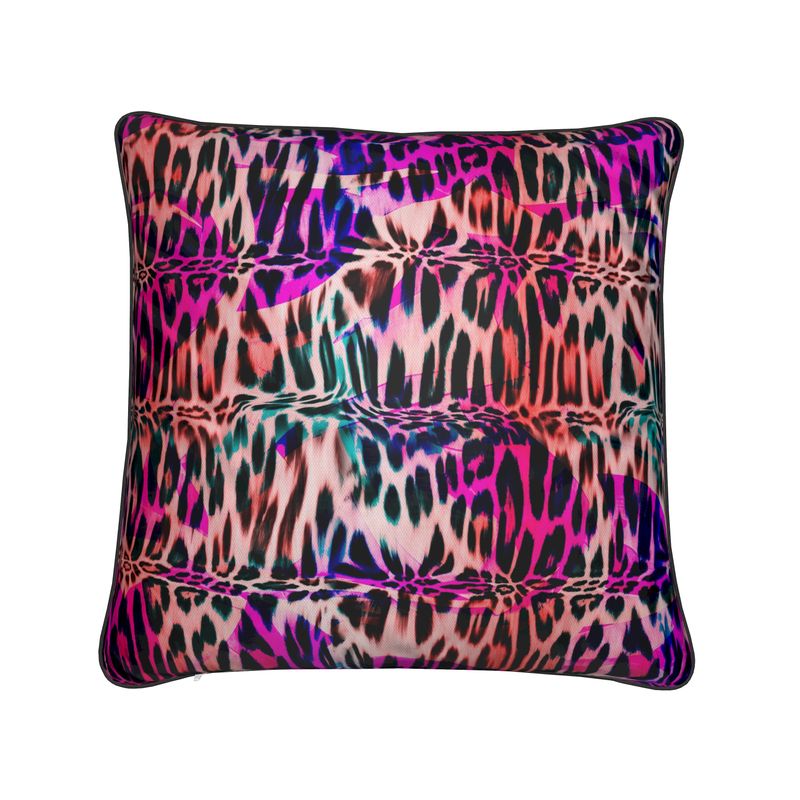 NQ Universe Pattern: Hyperpop Leopard | Cushion