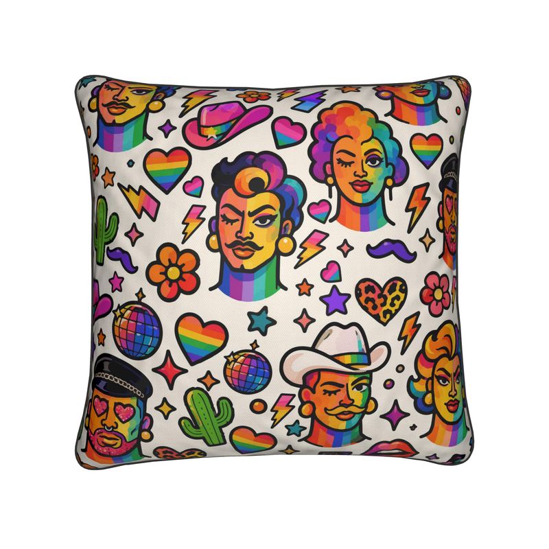 NQ Universe Pattern: Proud Portraits | Cushion