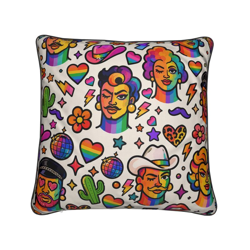 NQ Universe Pattern: Proud Portraits | Cushion