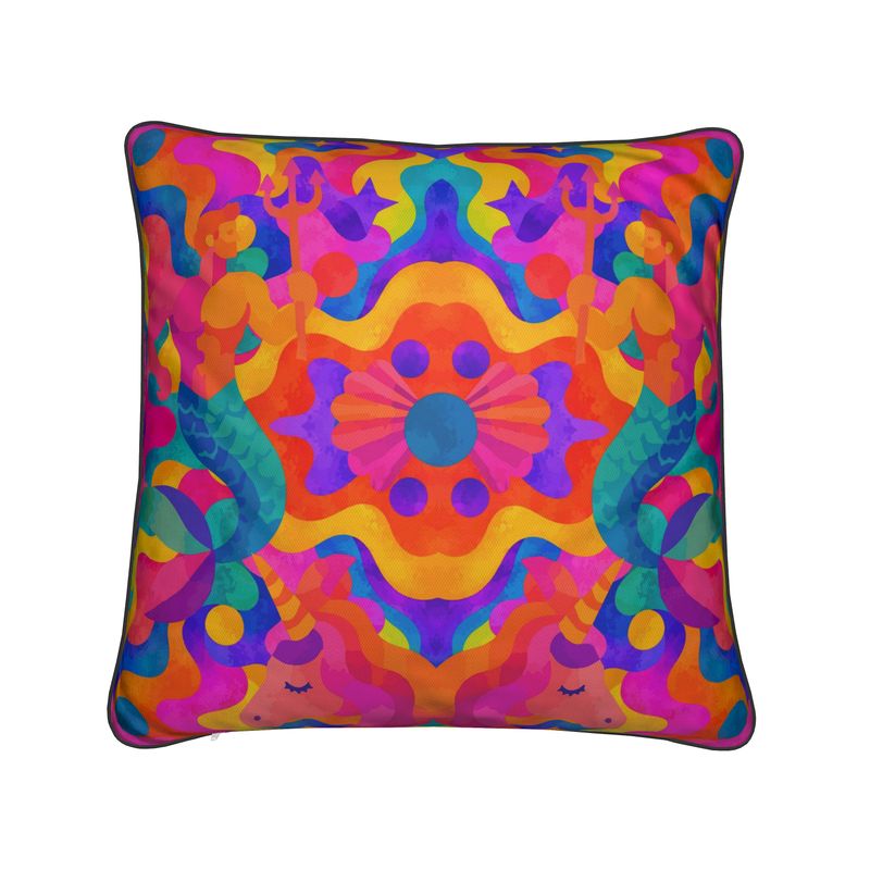 NQ Universe Pattern: Atlantis Utopia | Cushion