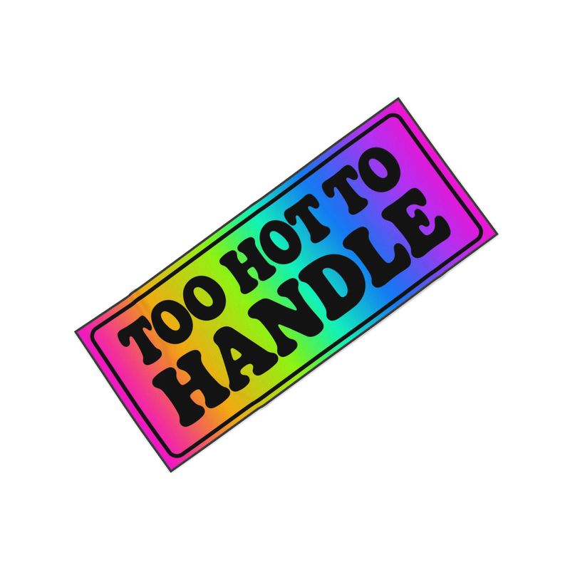 Copy of Queer Quotes: Too Hot To Handle | Beach Towel