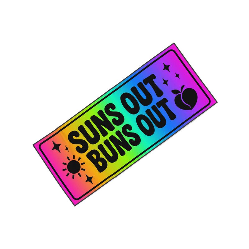 Queer Quotes: Suns Out Buns Out | Beach Towel
