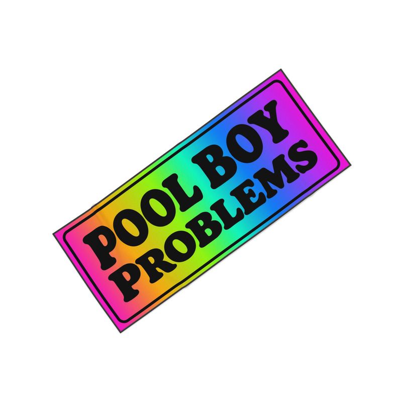 Queer Quotes: Pool Boy Problems | Beach Towel